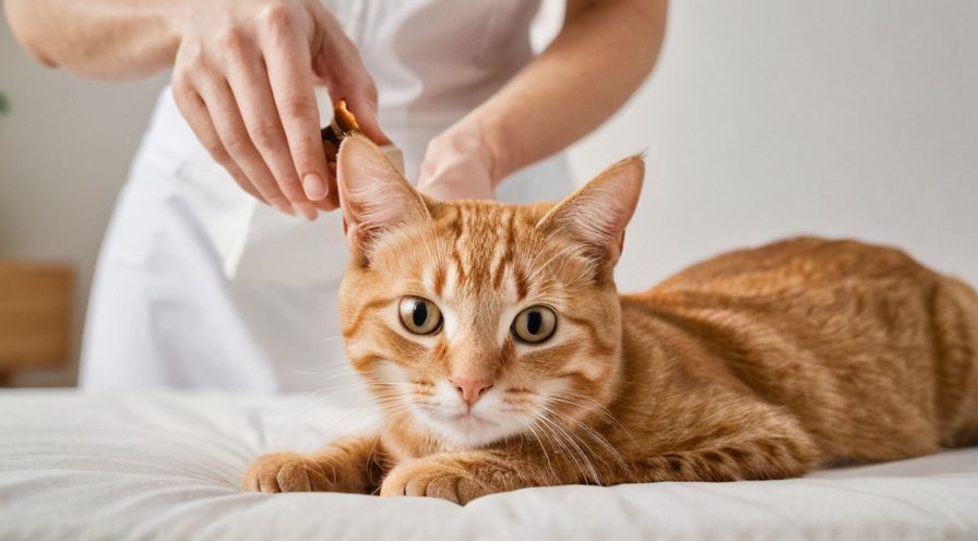 Wie man seine Katze von Flöhen befreit